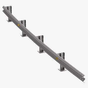 Guardrail W Beam Curved R 50m Single