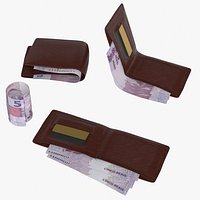 Brazil 5 Reais Wallet Money Purse