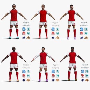 Pack 6 Arsenal 26-27 3D model