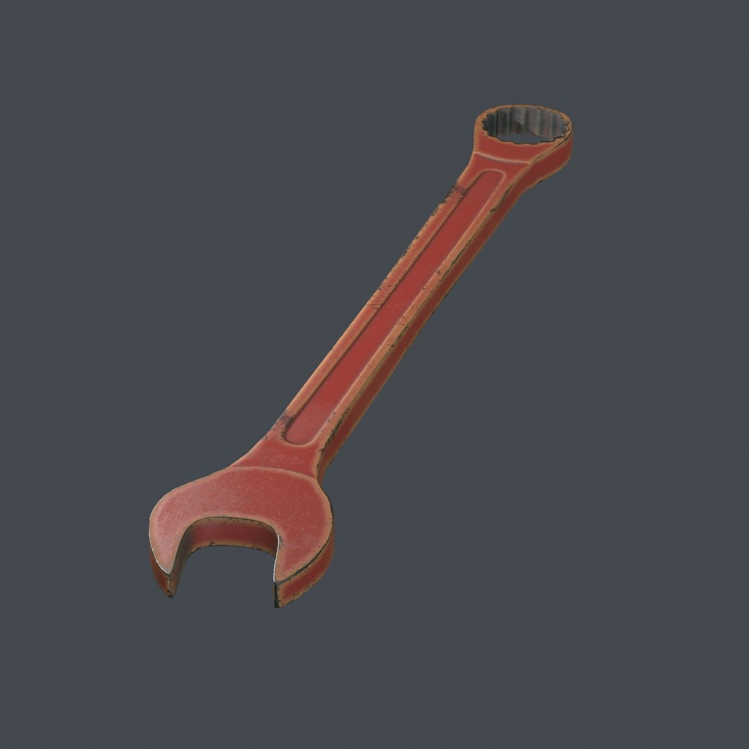 Spanner Worn Red Max