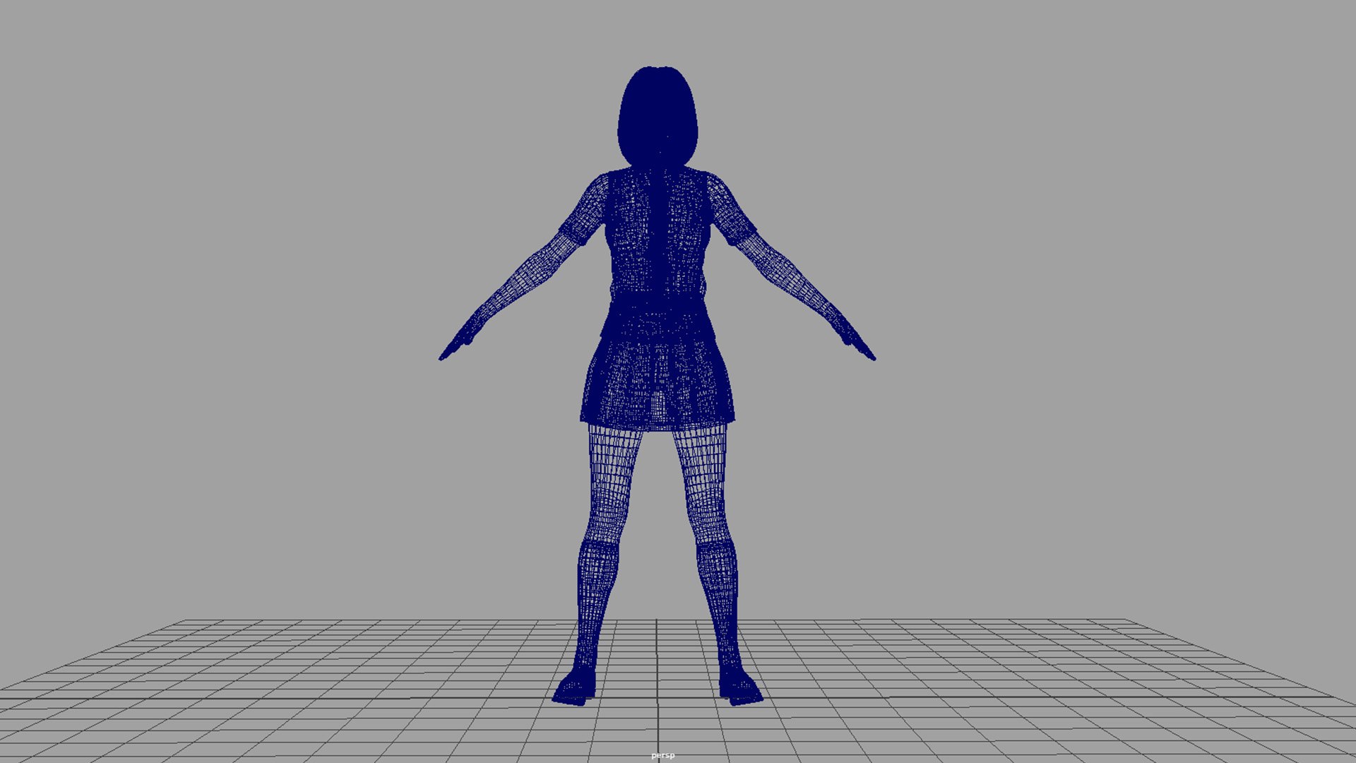 Realistic School Girl Model - TurboSquid 2555174
