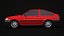Toyota AE86 Levin-인테리어 없음