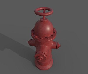 Fireplug 3D model