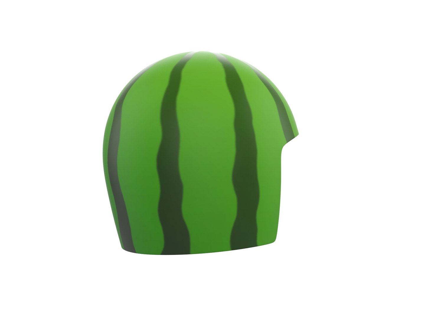 Watermelon Helmet 3D Model - TurboSquid 1774141