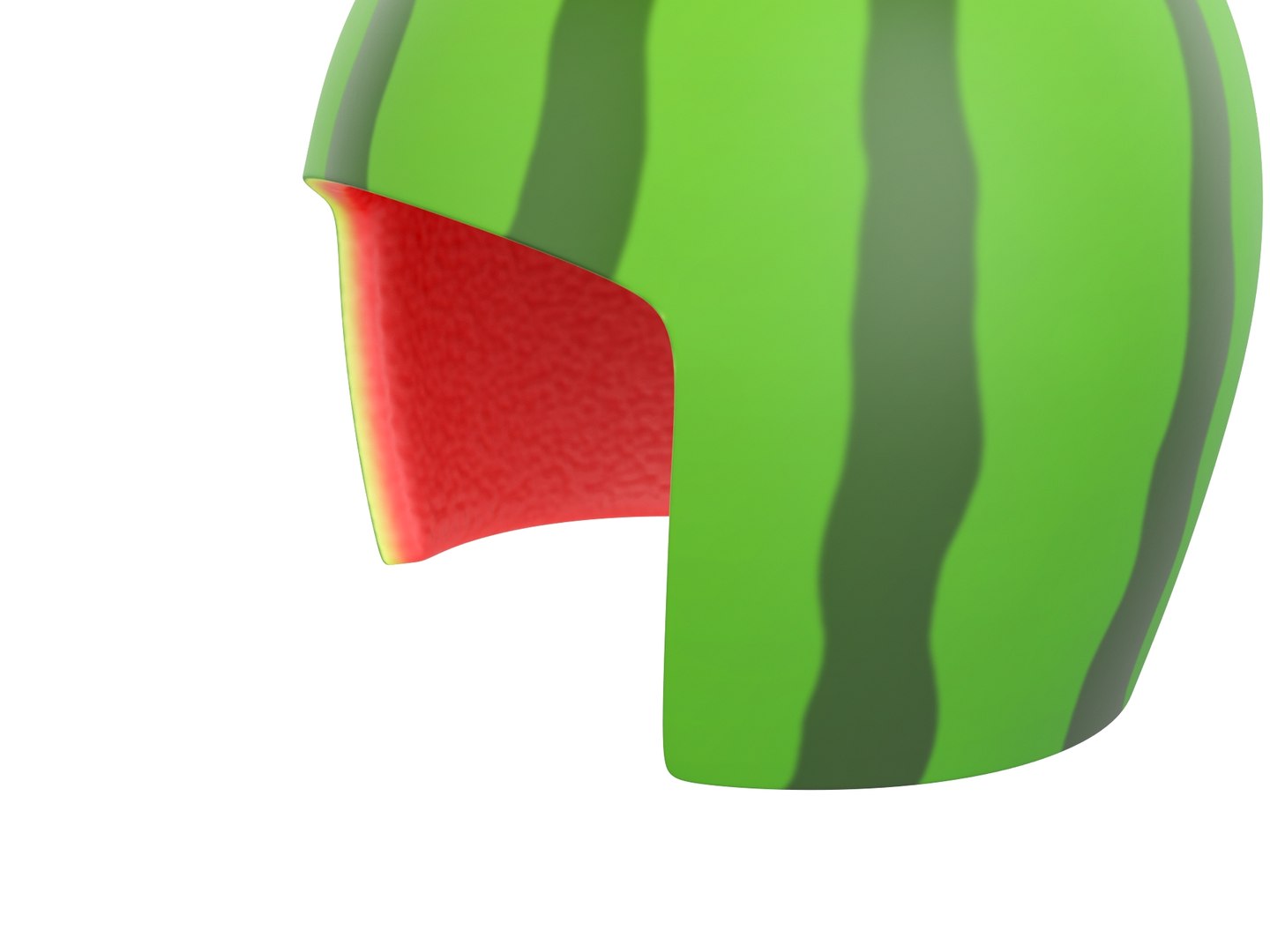 Watermelon Helmet 3D Model TurboSquid 1774141