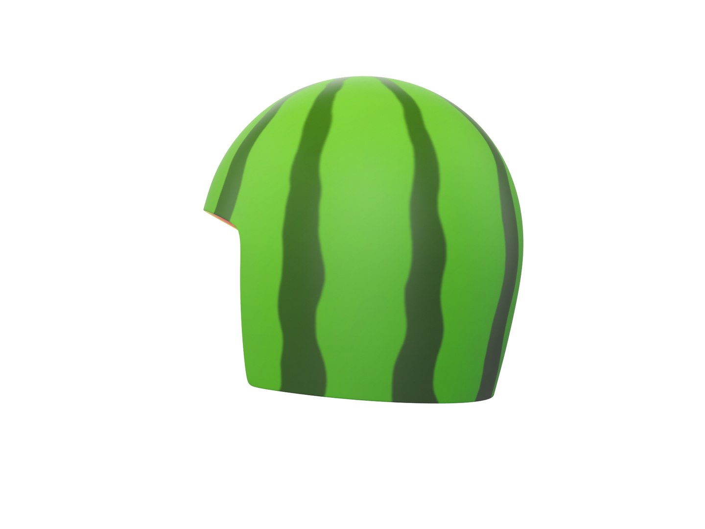 Watermelon Helmet 3D Model TurboSquid 1774141