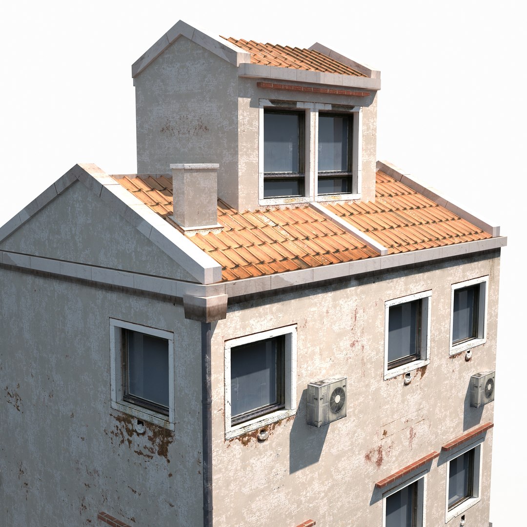 3D Old Buildings Model - TurboSquid 1210173