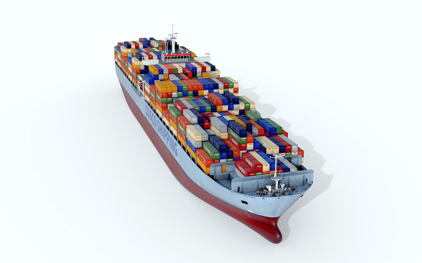 Cargo Container Ship 300m 3D Model - TurboSquid 2281987