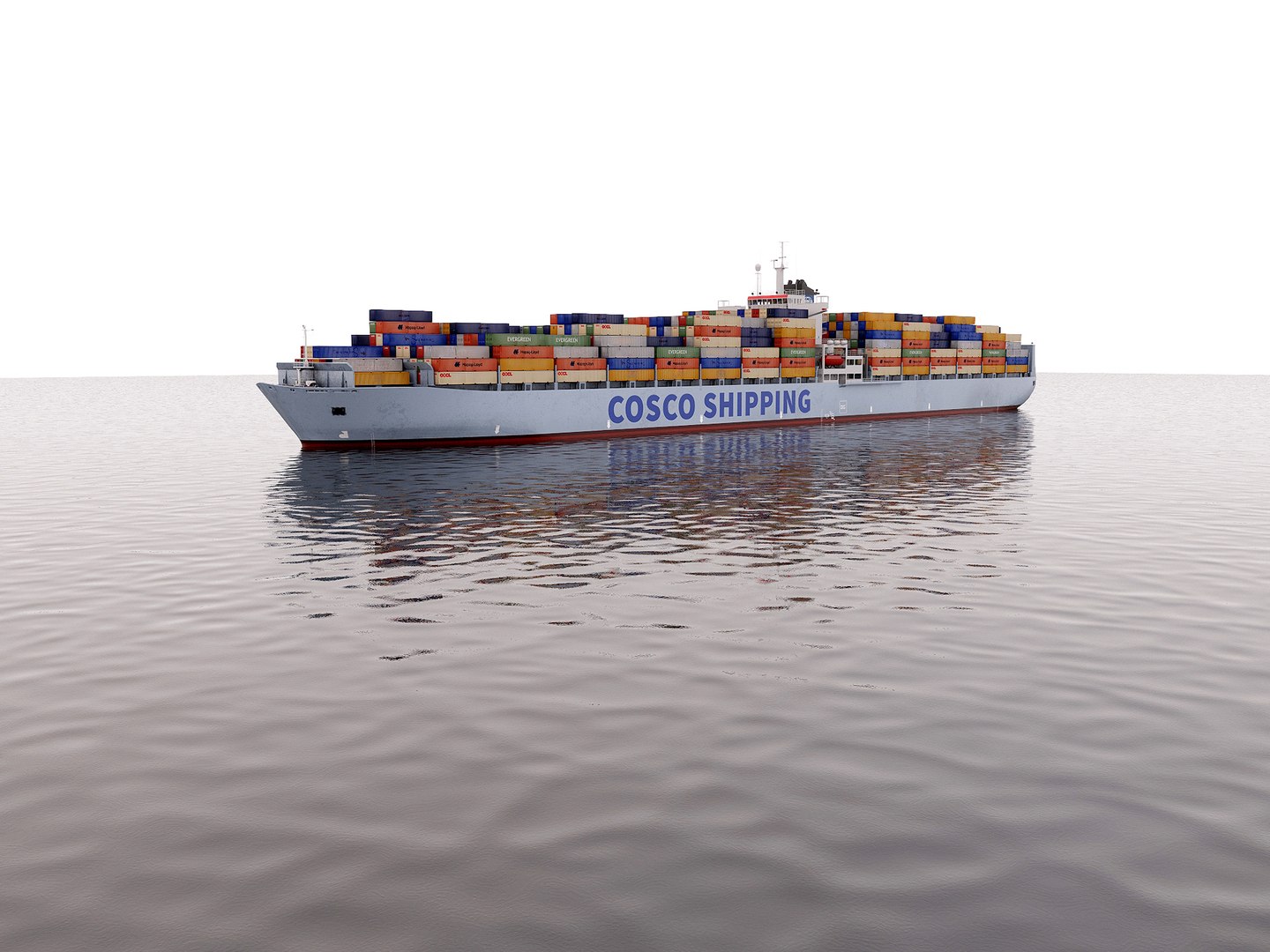 Cargo Container Ship 300m 3D Model - TurboSquid 2281987