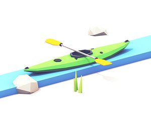 3D kayak paddle vr