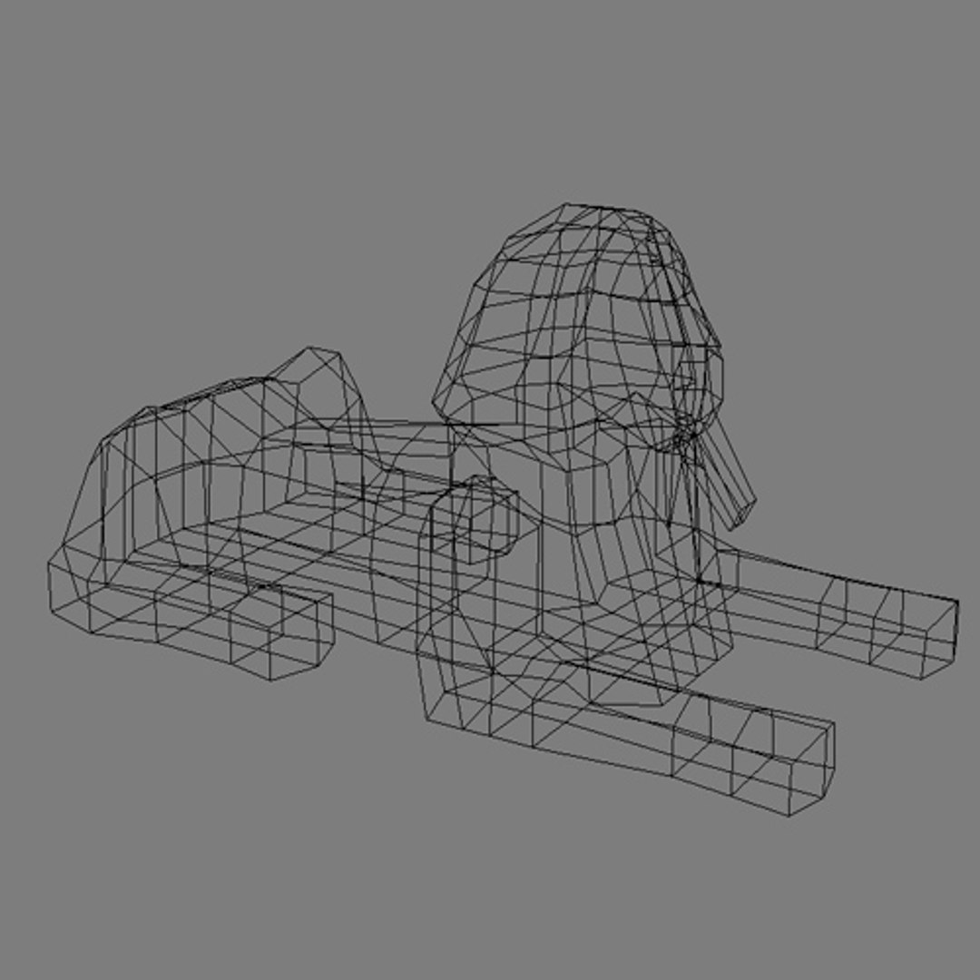 3d sphinx - model