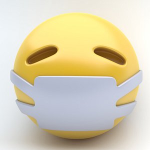 3d emoji medical mask