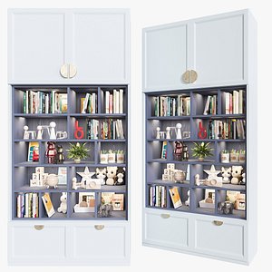 3D Children wardrobe with decor