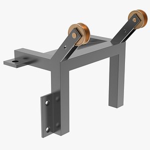Double pulley hoist Ready for assembly 3D model