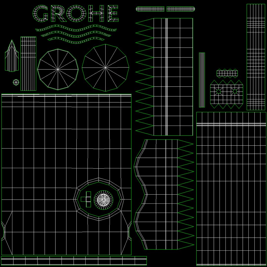 Bathroom Grohe Essence 3d Model
