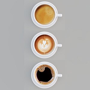 Coffee Cup Collection 3D model