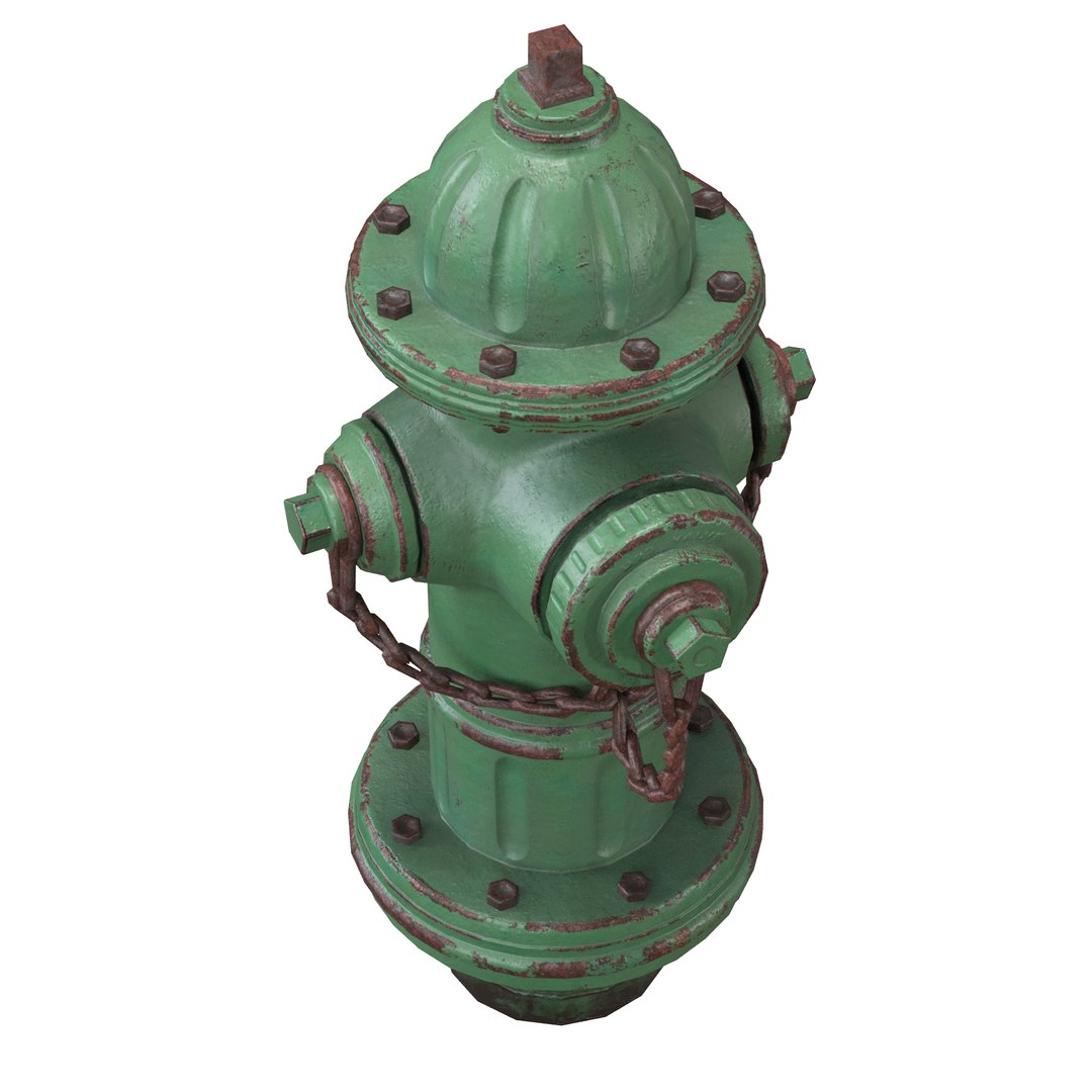 3D Low Poly Fire Hydrant model - TurboSquid 1768274