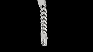 3D model Man big chain wristle
