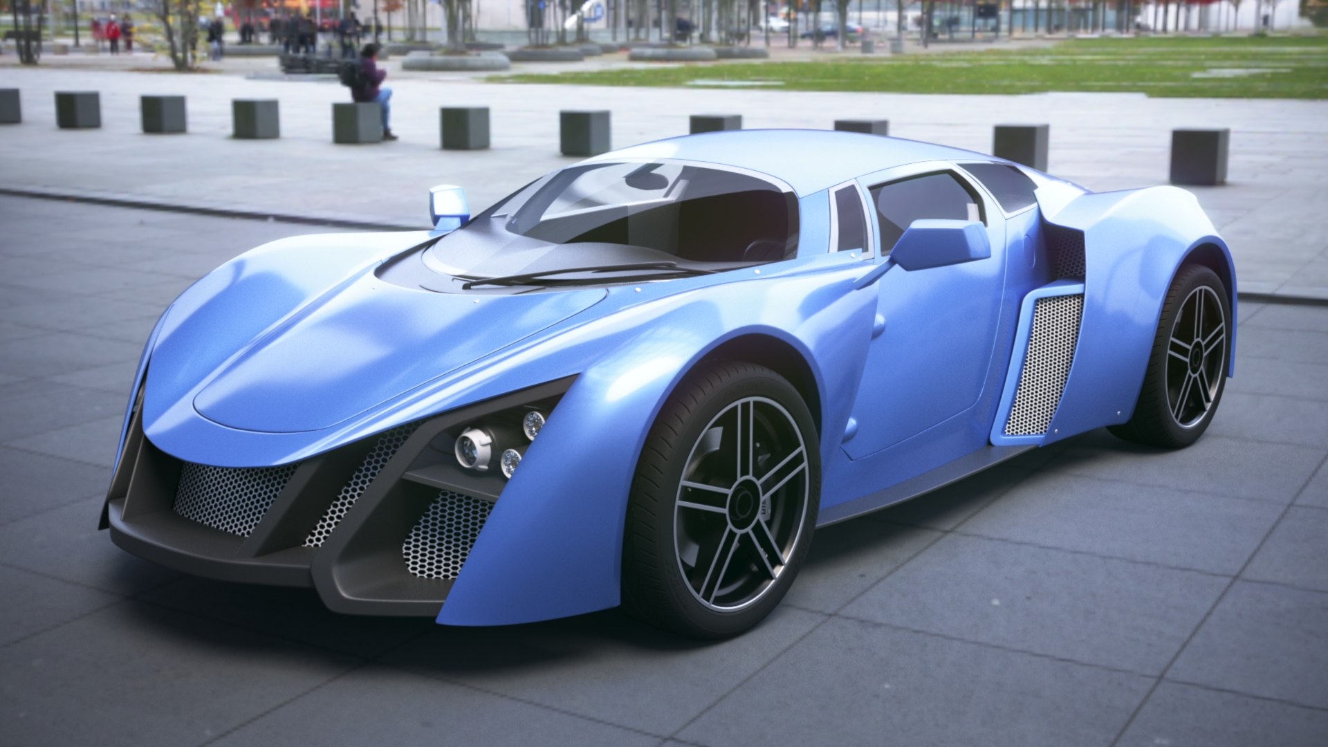 3D Russian Car Marussia - TurboSquid 1316665