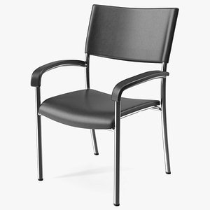 Office Steel Chair 3D model