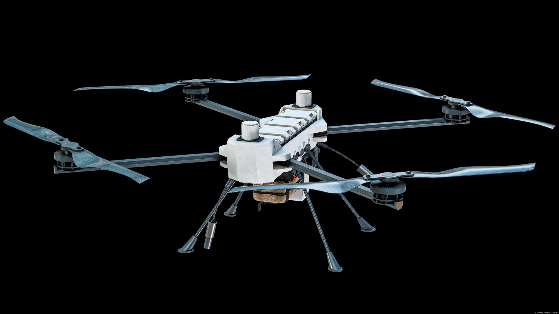 3D C100 Defense Drone With Remote Controller PBR model https://p.turbosquid.com/ts-thumb/P4/RLTrdv/1X/q_viewport_005/png/1765733997/1920x1080/fit_q87/0152fc9dc97efb0949c99205b53df9bf20a32209/q_viewport_005.jpg