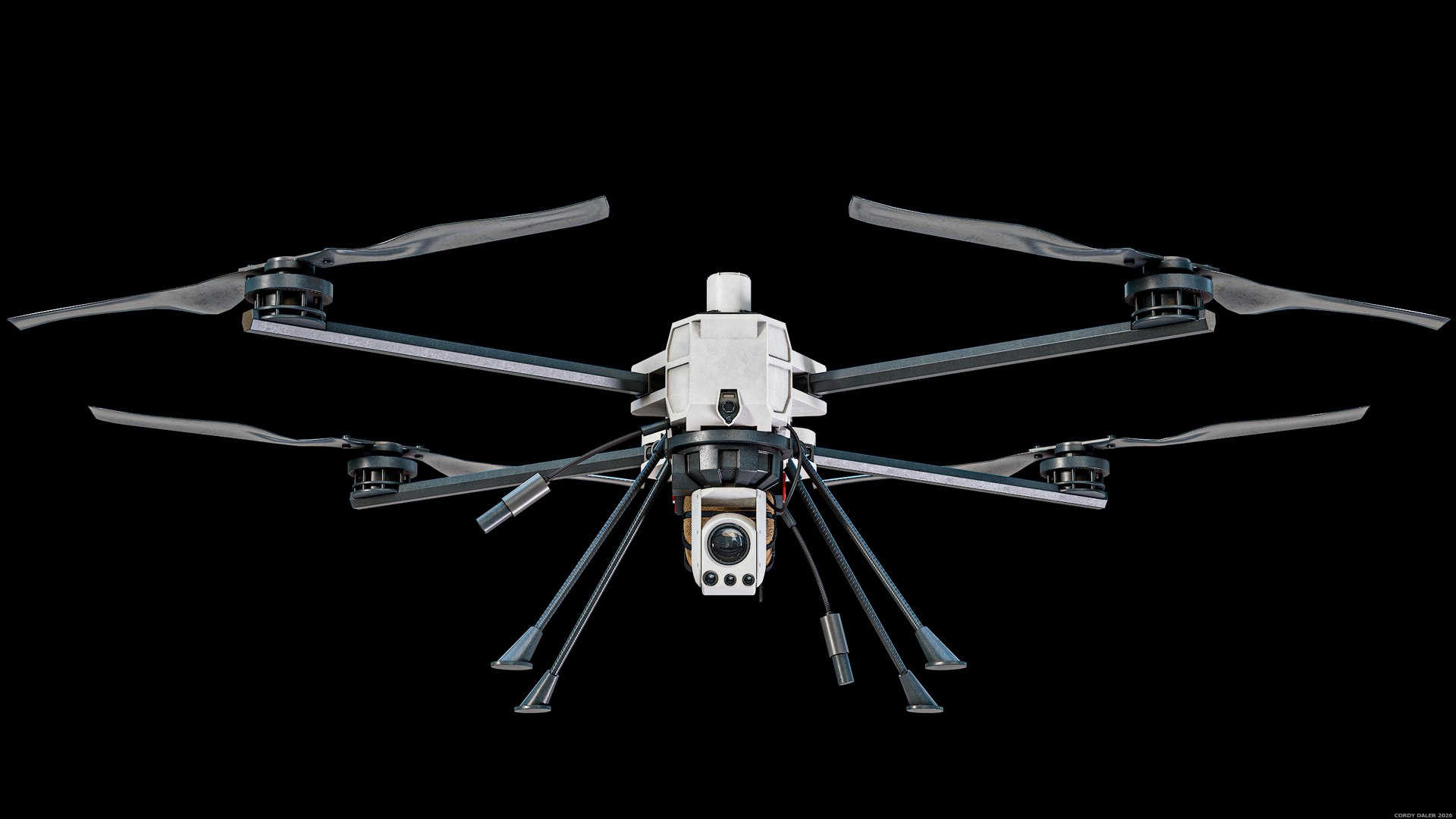3D C100 Defense Drone With Remote Controller PBR model https://p.turbosquid.com/ts-thumb/P4/RLTrdv/AG/q_viewport_001/png/1765733995/1920x1080/fit_q87/d99f0a51f68c5217f10a518dc003f51ab81452eb/q_viewport_001.jpg