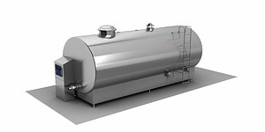 bulk fuel tank 3D model