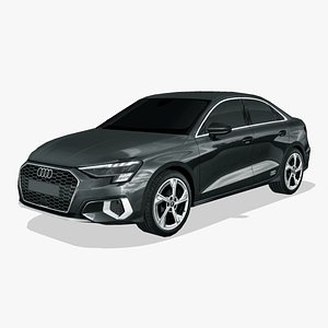Audi A3 sedan 2021 3D
