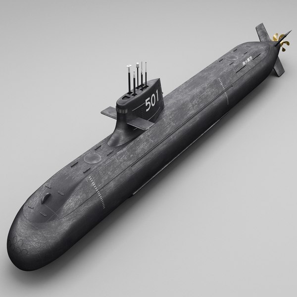 japanese submarine soru 3d model