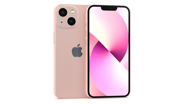 Apple Iphone 13 Mini Pink 3d Model Turbosquid