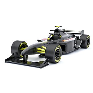 3D Formula 1 car model 03 3D model