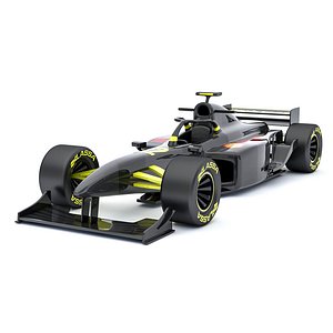 3D Formula 1 car model 03