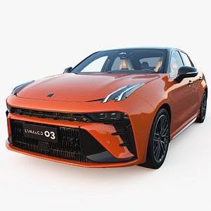 3D 2023 Lynkco03 with interior