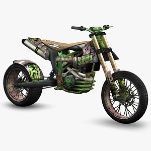 Apocalyptic Dirt Bike - Hill Climbing