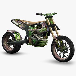Apocalyptic Dirt Bike - Hill Climbing