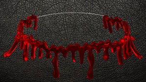 necklace for halloween 3D model