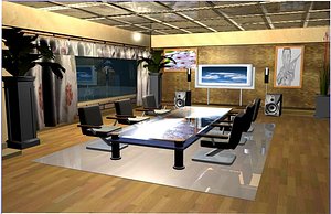 d meeting room 3d model