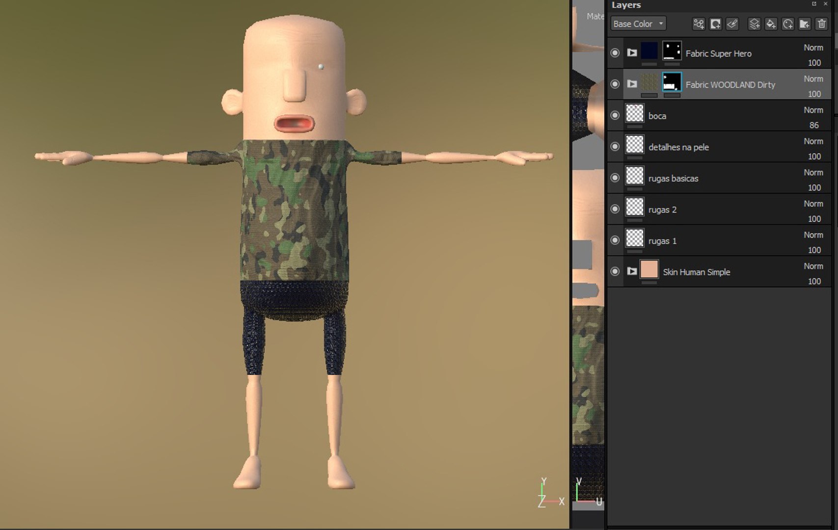Customizable Character Model - TurboSquid 1152525