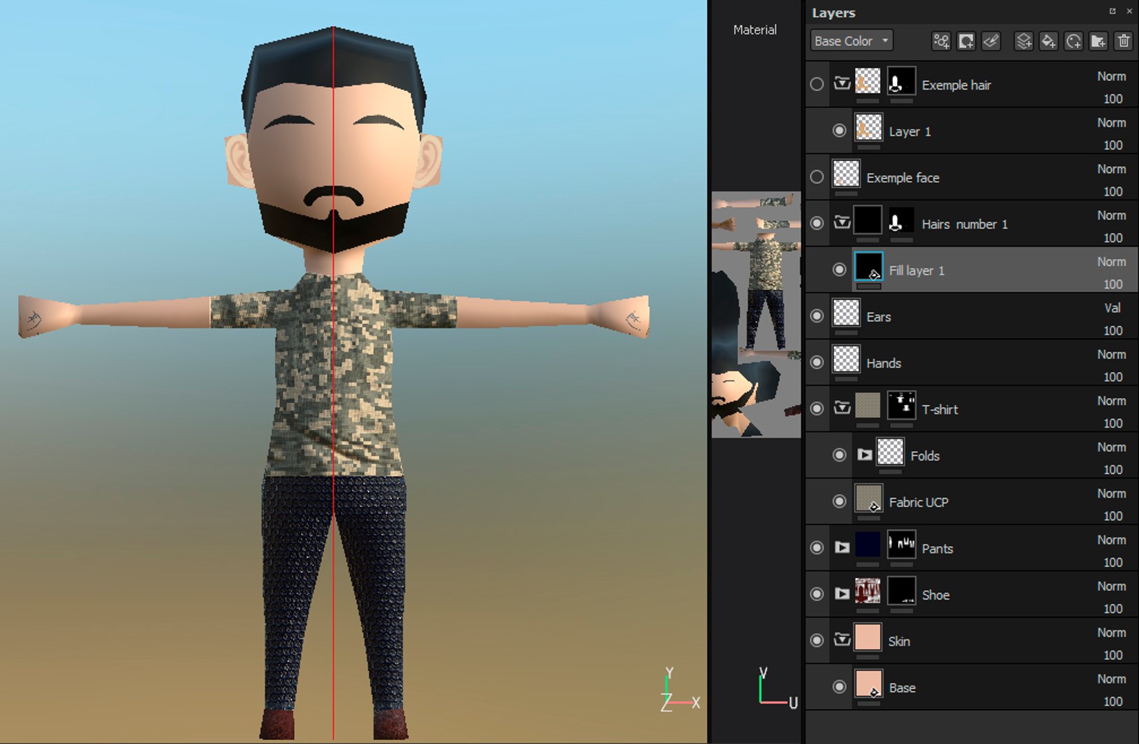 Customizable Character Model - TurboSquid 1152525
