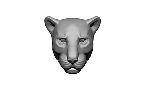 Tiger Head 3D Model $129 - .ztl .max .fbx .obj - Free3D