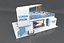 Exhibition Stand Booth Stall 12x16m Height 750cm 4 Side Open