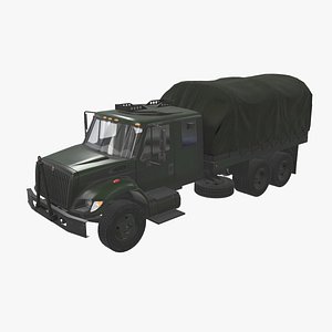 navistar military truck car vehicle 3D model