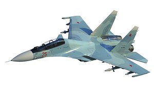 3D Su-30 SM Fighter