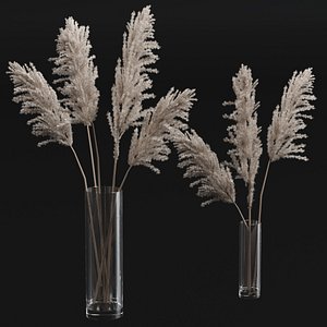 3D pampas bouquet