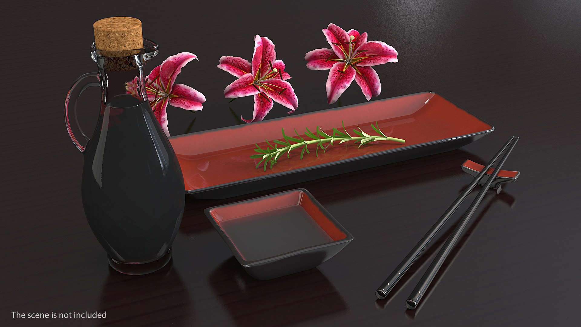 Sushi Set Design 1 3D model - TurboSquid 1925766