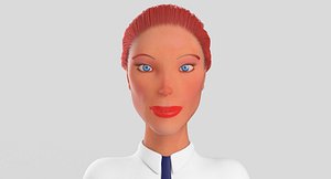 School Girl LowPoly