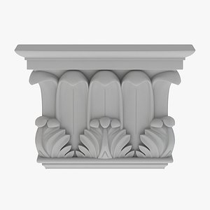 3D model Pilaster Capital 002