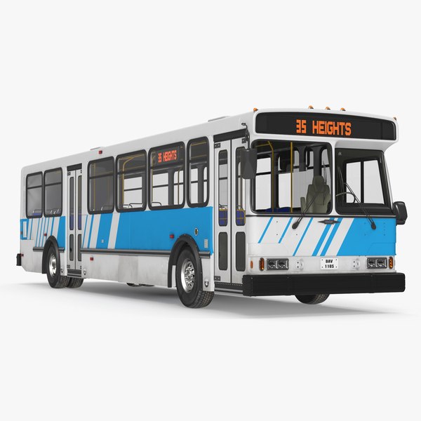 orion v transit bus 3d model