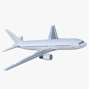 3D boeing 767-200 generic rigged