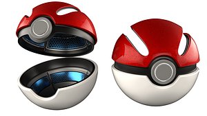Pokemon Pokeball Open and Closed